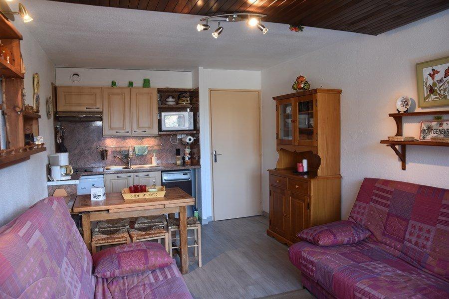 Location au ski Appartement 2 pièces coin montagne 6 personnes (amar) - Résidence la Loubatière - Montgenèvre - Séjour