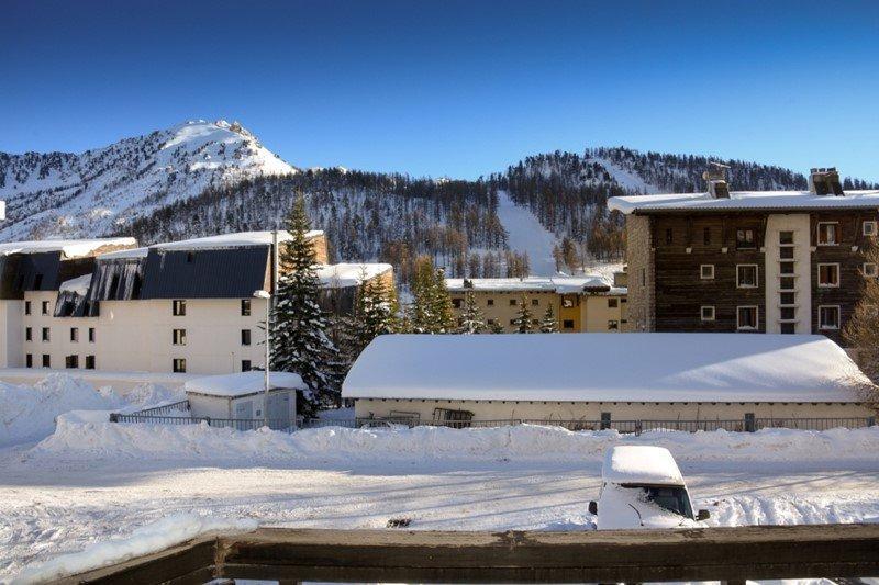 Location au ski Studio coin montagne 4 personnes (55) - Résidence la Loubatière - Montgenèvre - Balcon