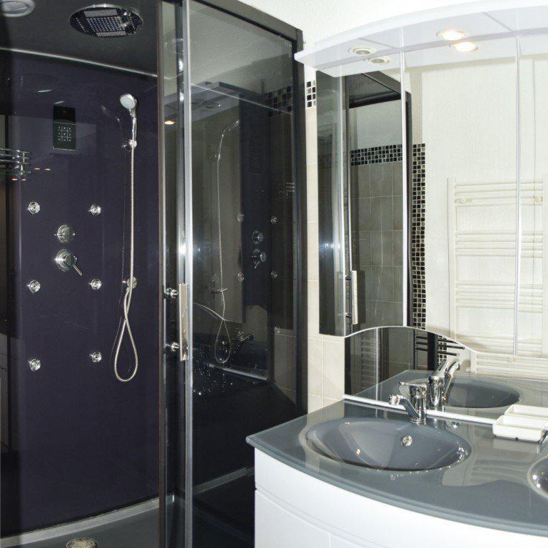 Location au ski Appartement duplex 4 pièces 6 personnes (205) - Résidence le Golf - Montgenèvre - Salle de bain