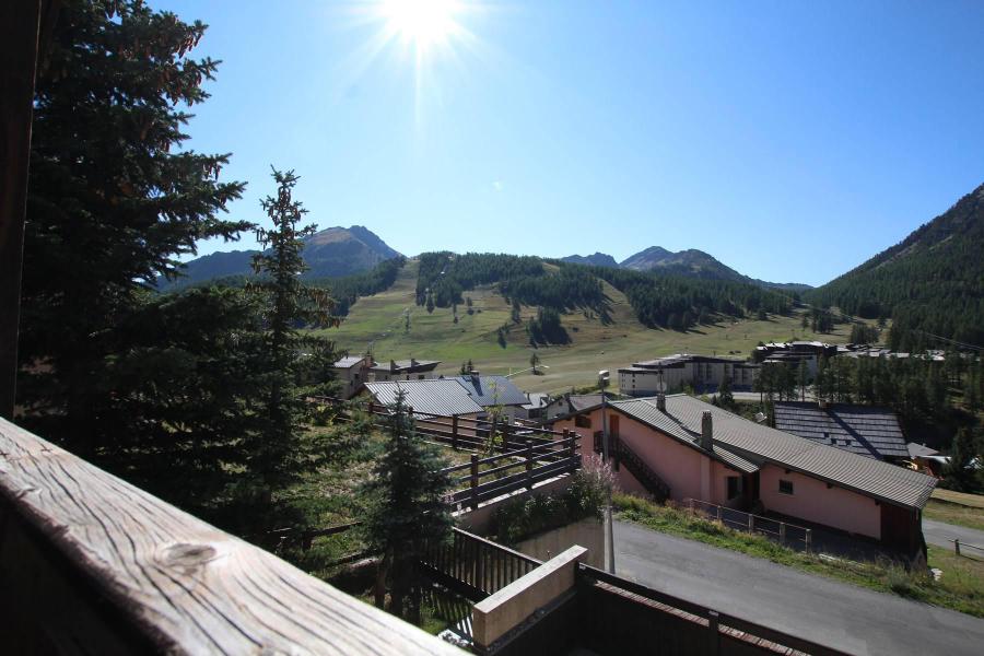 Wynajem na narty Apartament duplex 2 pokojowy 4 osób (LAUROE) - Résidence le Lauzin - Montgenèvre - Balkon