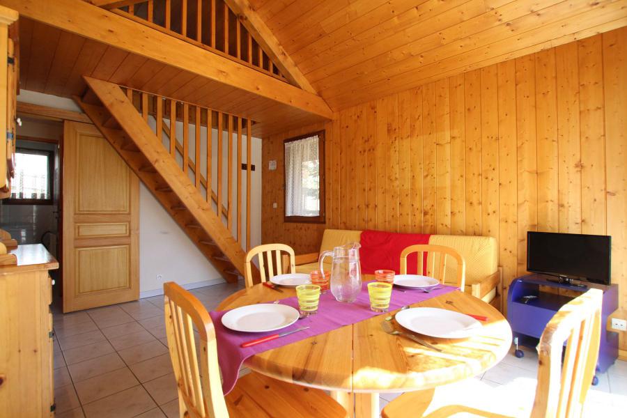 Location au ski Appartement duplex 2 pièces 4 personnes (LAUROE) - Résidence le Lauzin - Montgenèvre - Salle à manger