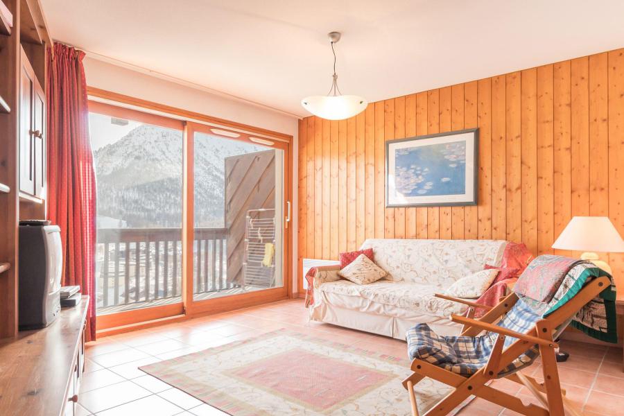 Rent in ski resort 3 room apartment 6 people (SARA21) - Résidence Le Parthénon - Montgenèvre - Living room