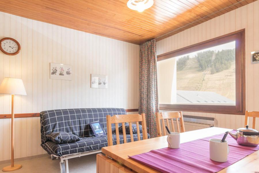 Ski verhuur Studio met slaapgedeelte 4 personen (TROSSA) - Résidence le Soen - Montgenèvre - Woonkamer