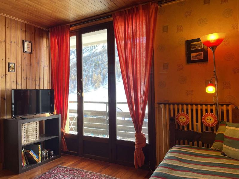 Ski verhuur Appartement 2 kamers bergnis 6 personen (DOV) - Résidence le Transalpin - Montgenèvre - Woonkamer