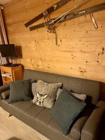 Rent in ski resort 2 room apartment 4 people (420) - La Résidence Ferme d'Augustin - Montgenèvre - Living room