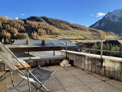 Location au ski Studio 3 personnes (GEY140) - La Résidence la Loubatière - Montgenèvre - Balcon