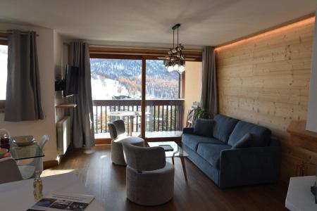 Ski verhuur Appartement 4 kamers 8 personen (19) - La Résidence Le Parthénon - Montgenèvre - Woonkamer