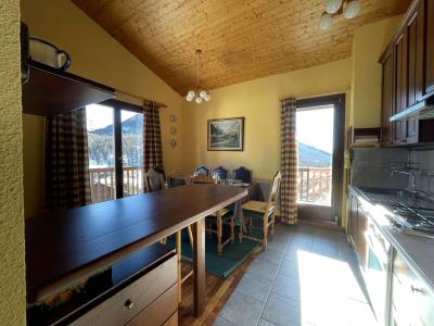 Ski verhuur Appartement 4 kamers mezzanine 8 personen (640-202) - La Résidence le Picamont - Montgenèvre - Woonkamer