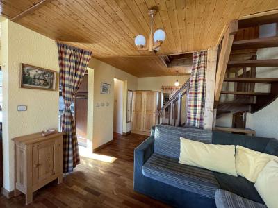 Ski verhuur Appartement 4 kamers mezzanine 8 personen (640-202) - La Résidence le Picamont - Montgenèvre - Woonkamer