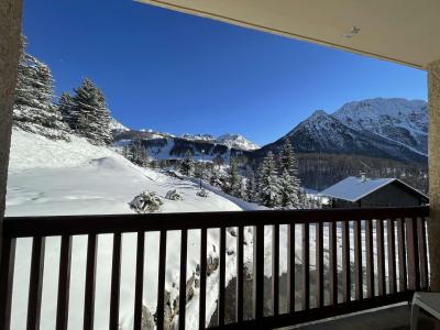 Location au ski Studio coin montagne 3 personnes (DOD107) - La Résidence le Picamont - Montgenèvre - Terrasse