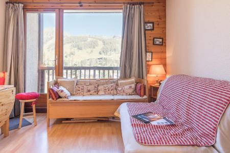 Skiverleih Studio Schlafnische 3 Personen (BRU203) - La Résidence le Picamont - Montgenèvre - Wohnzimmer