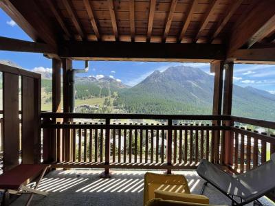 Alquiler al esquí Apartamento cabina 2 piezas para 4 personas (630-410) - La Résidence le Plein Soleil - Montgenèvre - Terraza