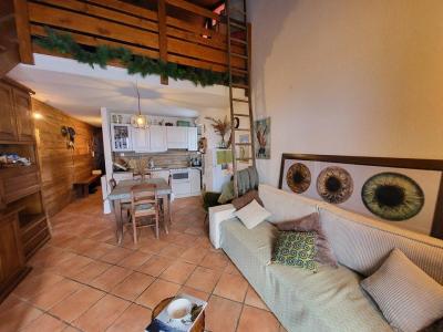 Rent in ski resort 3 room mezzanine apartment 6 people (17) - Le Korossol - Montgenèvre - Living room