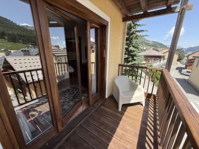 Location au ski Appartement 3 pièces 4 personnes (14) - Le Korossol - Montgenèvre - Balcon