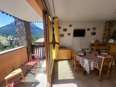 Rent in ski resort 2 room apartment sleeping corner 6 people (102) - Résidence Atrium - Montgenèvre - Balcony