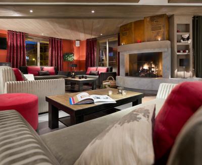 Аренда на лыжном курорте Résidence Boutique CGH Le Chalet des Dolines - Montgenèvre - Камин