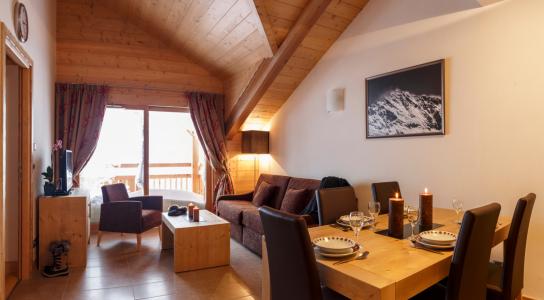 Ski verhuur Résidence Boutique Le Napoléon - Montgenèvre - Woonkamer