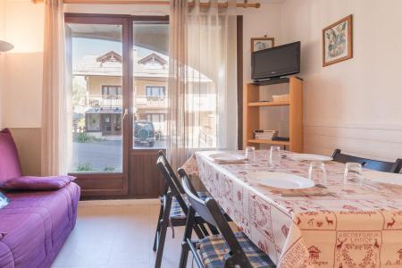 Ski verhuur Appartement 2 kamers bergnis 4 personen (BOUQ03) - Résidence Central Station - Montgenèvre - Woonkamer