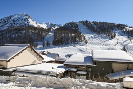 Аренда на лыжном курорте Квартира студия со спальней для 4 чел. (5) - Résidence l'Alpet - Montgenèvre