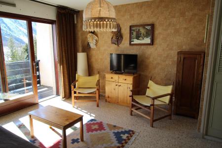 Rent in ski resort Studio sleeping corner 4 people (MORRA) - Résidence la Durance - Montgenèvre - Living room