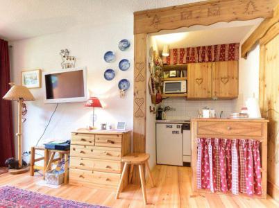 Ski verhuur Studio bergnis 4 personen (B54) - Résidence la Ferme d'Augustin - Montgenèvre - Woonkamer