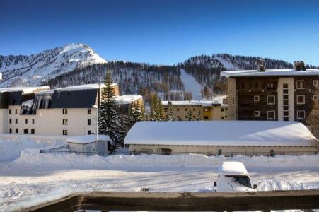 Ski verhuur Studio bergnis 4 personen (55) - Résidence la Loubatière - Montgenèvre - Balkon