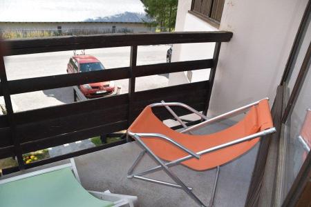 Ski verhuur Studio bergnis 4 personen (55) - Résidence la Loubatière - Montgenèvre - Balkon