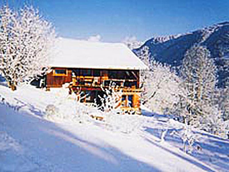 Vacances en montagne Chalet Grand Massif - Morillon - Extérieur hiver