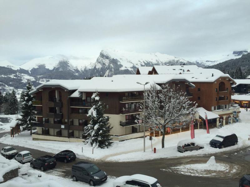 Urlaub in den Bergen La Résidence le Praz des Esserts - Morillon - Draußen im Winter