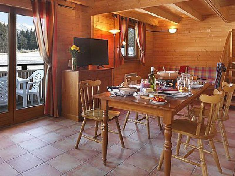 Wynajem na narty Les Chalets du Bois de Champelle - Morillon - Pokój gościnny