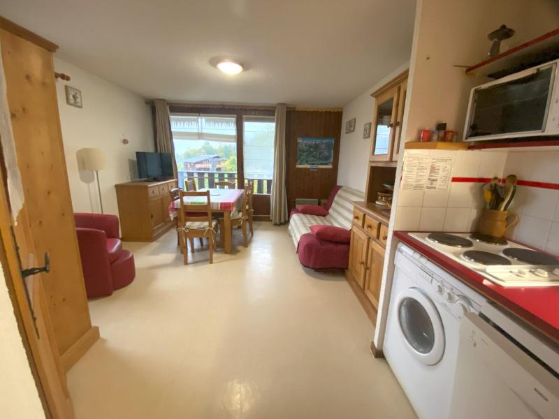 Ski verhuur Appartement 3 kamers 6 personen (226) - Résidence Criou - Morillon - Woonkamer