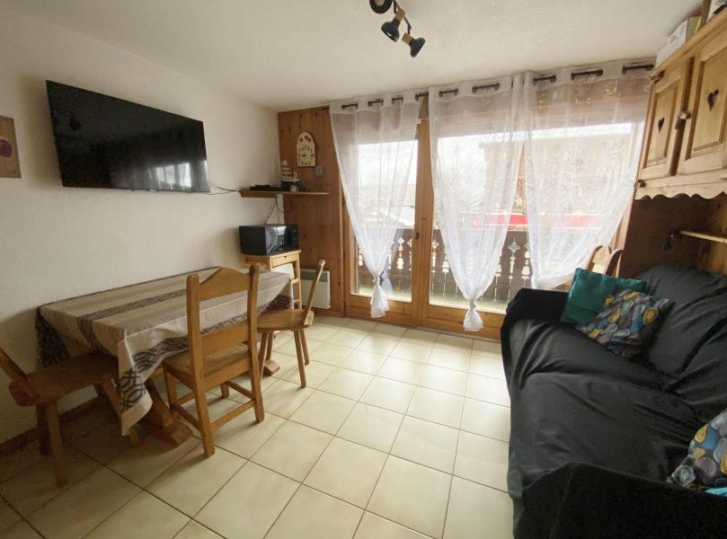 Ski verhuur Studio bergnis 4 personen (15) - Résidence Edelweiss - Morillon - Woonkamer