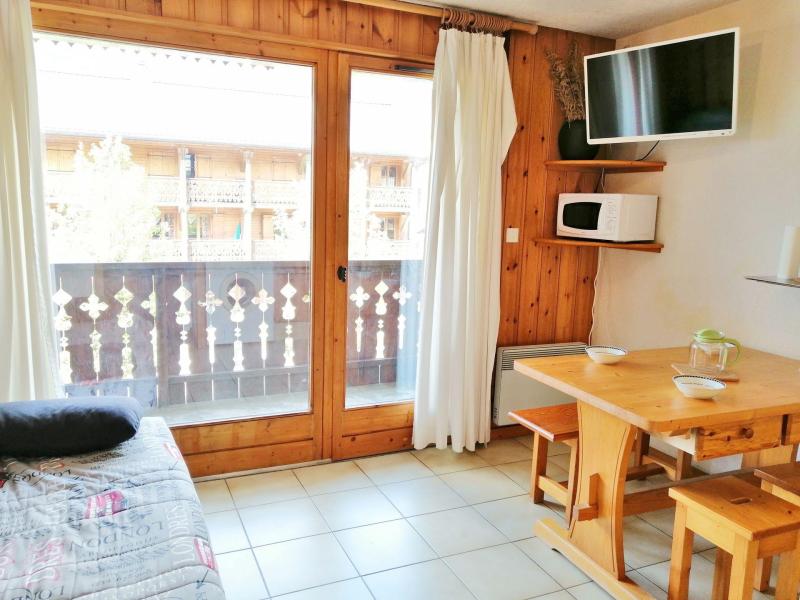 Skiverleih Studio Schlafnische 4 Personen (38) - Résidence Edelweiss - Morillon - Wohnzimmer