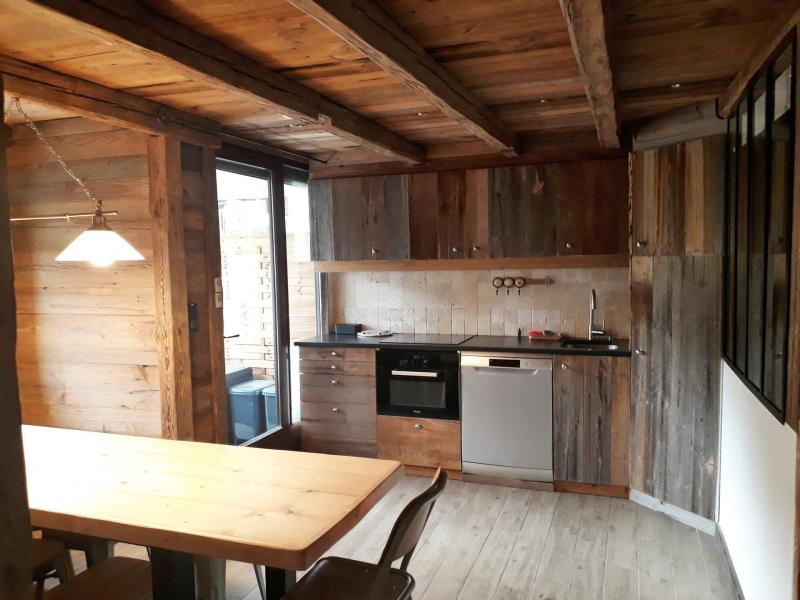 Ski verhuur Appartement 4 kamers 7 personen (108) - Résidence les Arcades - Morillon - Keuken