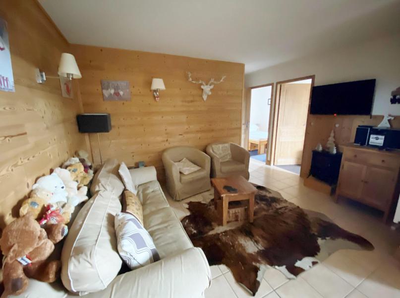 Rent in ski resort 4 room apartment 6 people (B02) - Résidence les Jardins Alpins - Morillon - Living room