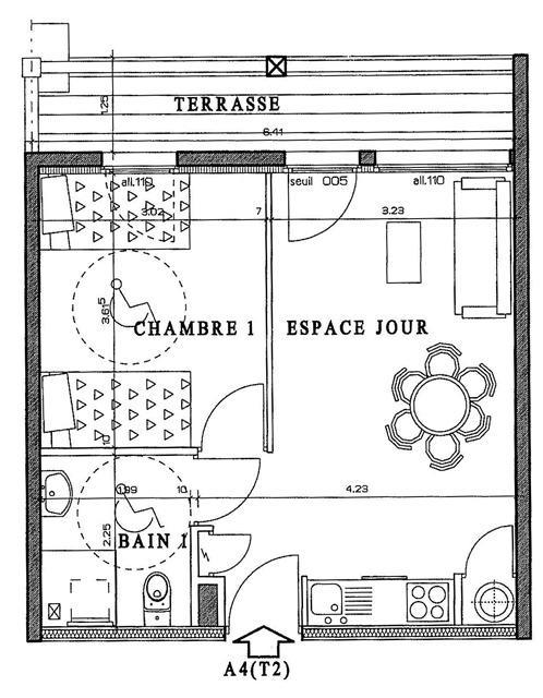 Alquiler al esquí Apartamento 2 piezas para 4 personas (JABA04) - Résidence les Jardins Alpins - Morillon - Invierno