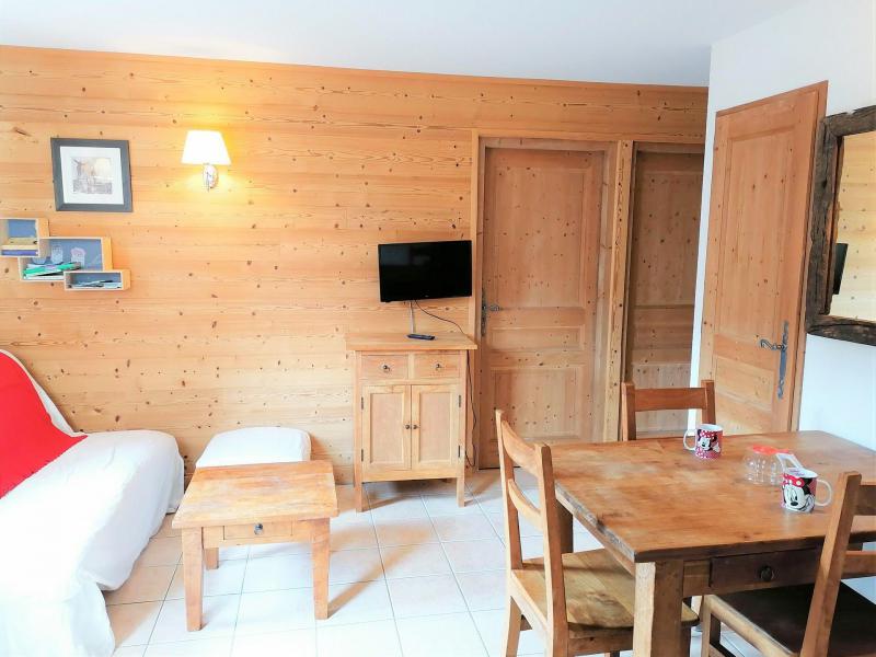 Wynajem na narty Apartament 3 pokojowy 6 osób (B06) - Résidence les Jardins Alpins - Morillon - Pokój gościnny