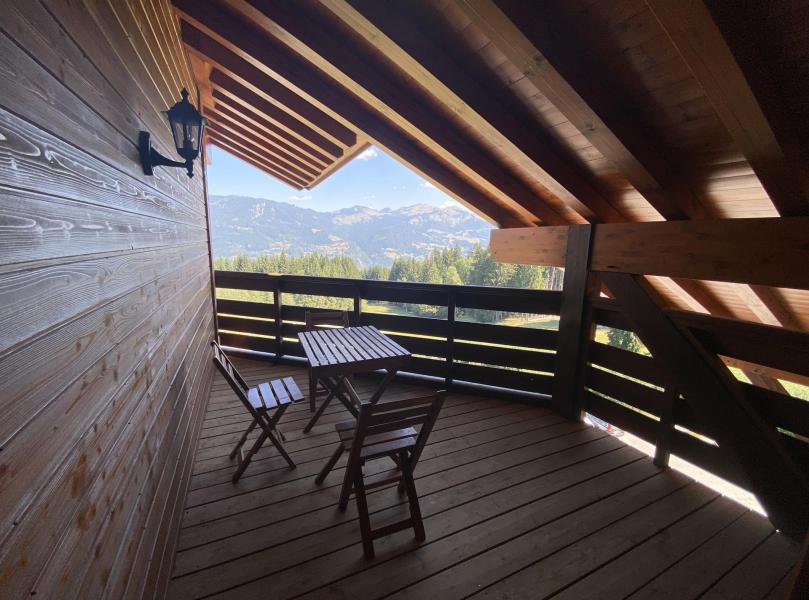 Wynajem na narty Apartament 4 pokojowy 6 osób (B14) - Résidence les Jardins Alpins - Morillon - Taras