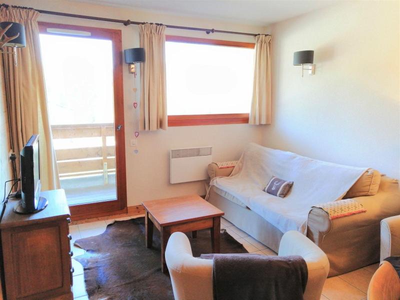 Ski verhuur Appartement 2 kamers 4 personen (JABA04) - Résidence les Jardins Alpins - Morillon - Woonkamer