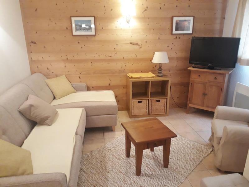 Ski verhuur Appartement 3 kamers 7 personen (B01) - Résidence les Jardins Alpins - Morillon - Woonkamer