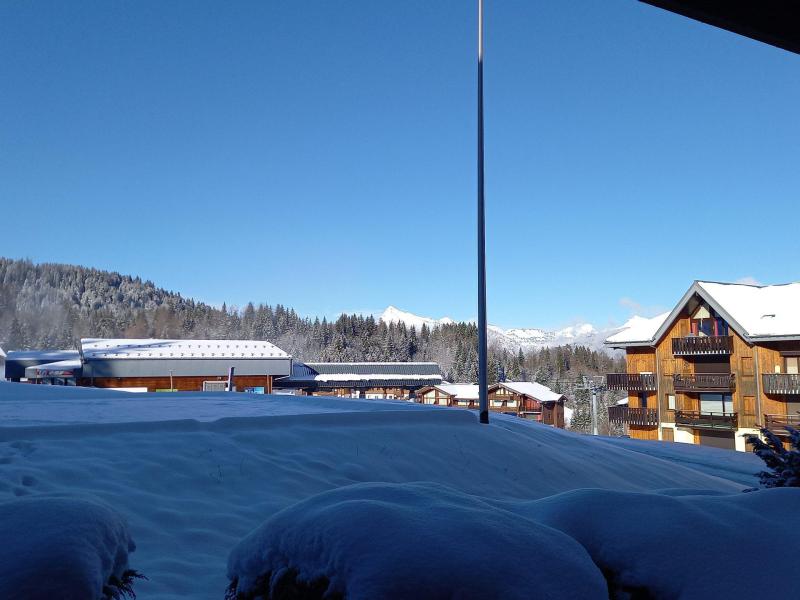 Rent in ski resort 2 room apartment 6 people (02) - Résidence les Verdets - Morillon - Winter outside