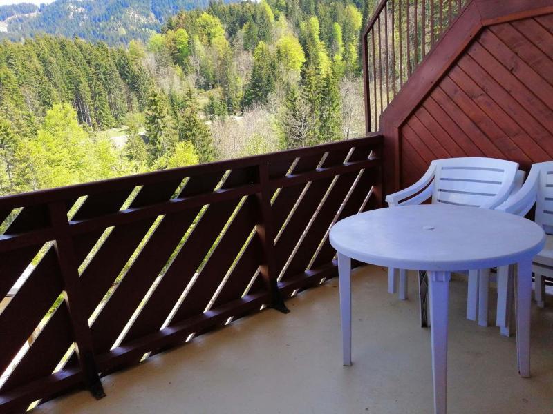 Location au ski Appartement 2 pièces cabine 4-6 personnes (14) - Résidence les Verdets - Morillon - Balcon