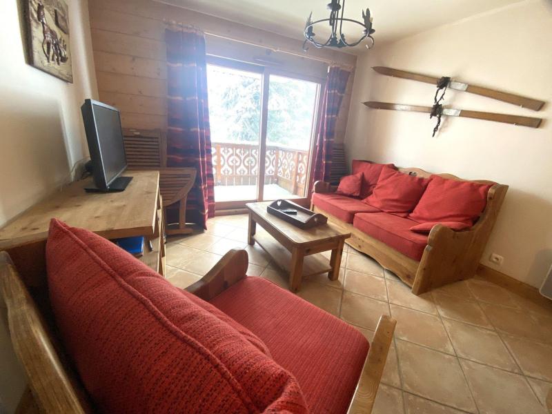 Rent in ski resort 3 room apartment 6 people (G06) - Résidence Refuge de l'Alpage - Morillon - Living room