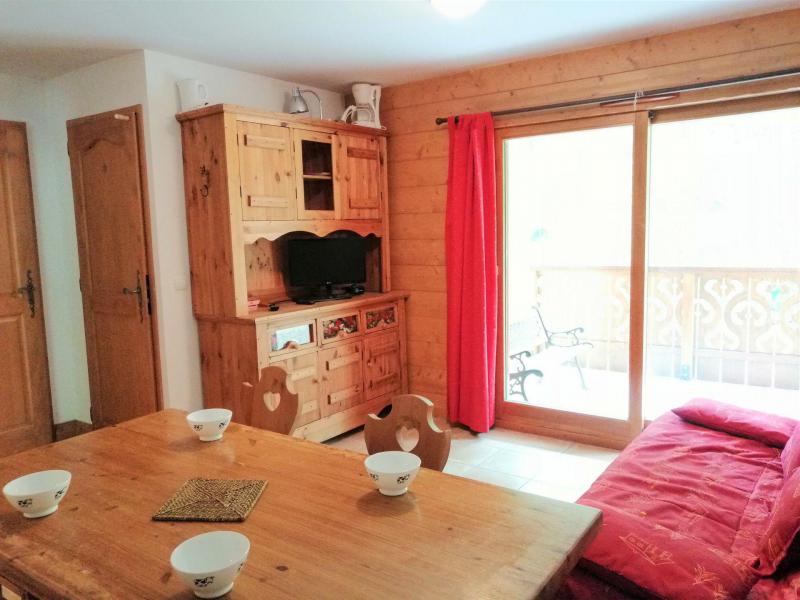 Skiverleih 3-Zimmer-Appartment für 7 Personen (02) - Résidence Refuge de l'Alpage - Morillon - Wohnzimmer