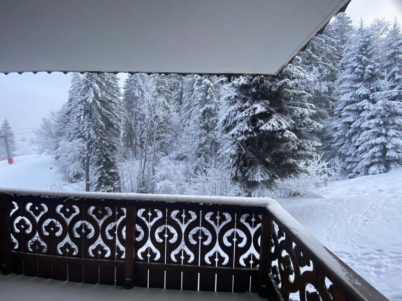 Holiday in mountain resort 3 room apartment 6 people (G06) - Résidence Refuge de l'Alpage - Morillon - Winter outside