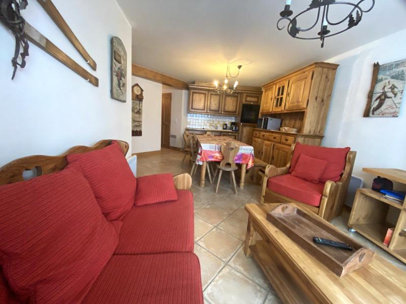 Ski verhuur Appartement 3 kamers 6 personen (G06) - Résidence Refuge de l'Alpage - Morillon - Woonkamer