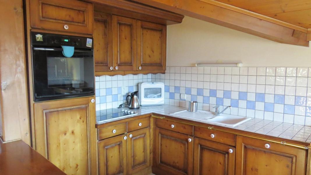 Ski verhuur Appartement 4 kamers 8 personen (B16) - Résidence Refuge de l'Alpage - Morillon - Keuken