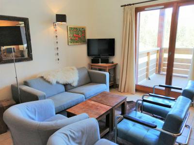 Ski verhuur Appartement duplex 4 kamers 8 personen (22) - Résidence les Jardins Alpins - Morillon - Woonkamer