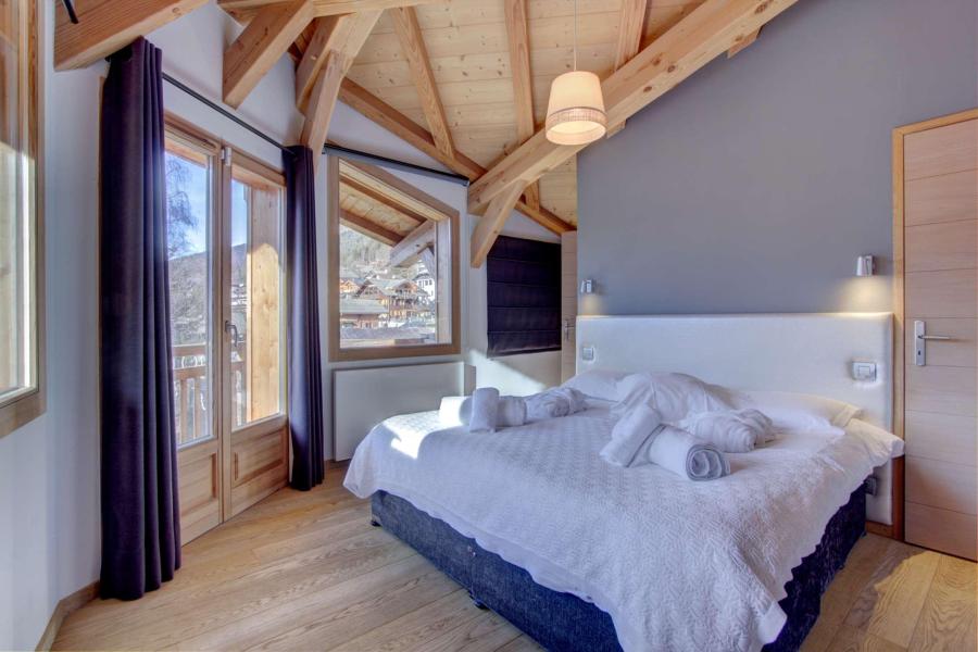 Rent in ski resort 6 room chalet 10 people - Chalet Albatros - Morzine - Bedroom