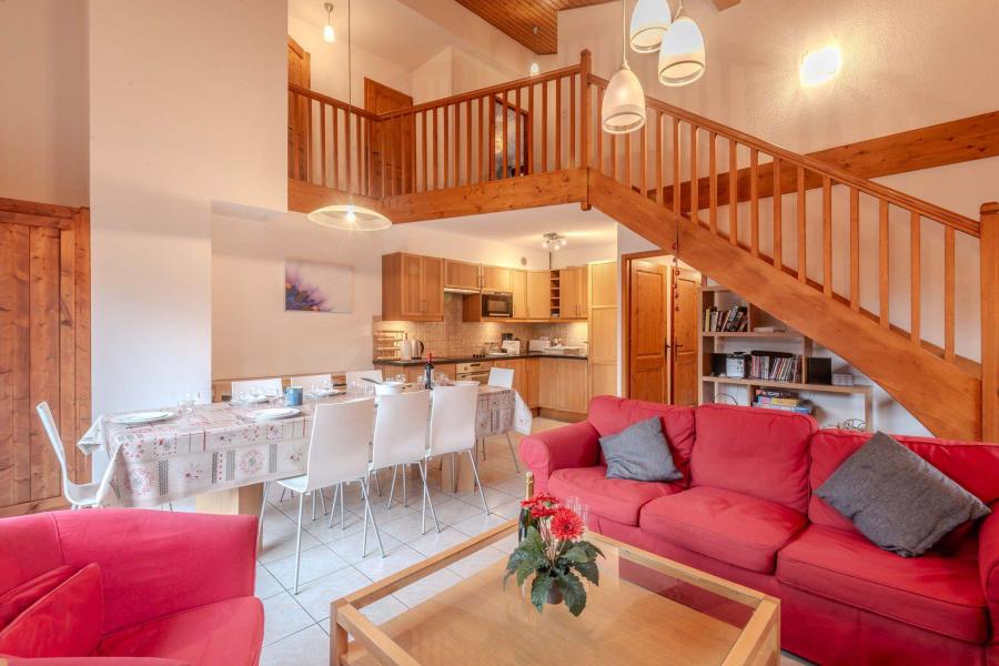 Rent in ski resort 6 room duplex apartment 9 people (4) - Chalet Ale - Morzine - Living room